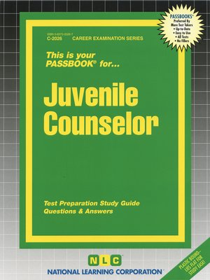 cover image of Juvenile Counselor